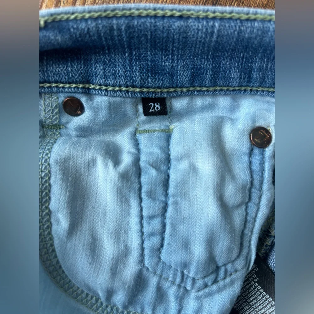 7 for all mankind button closure jeans size 28 - Picture 5 of 7